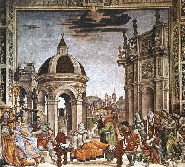 Filippino Lippi St John the Evangelist Resuscitating Druisana France oil painting art
